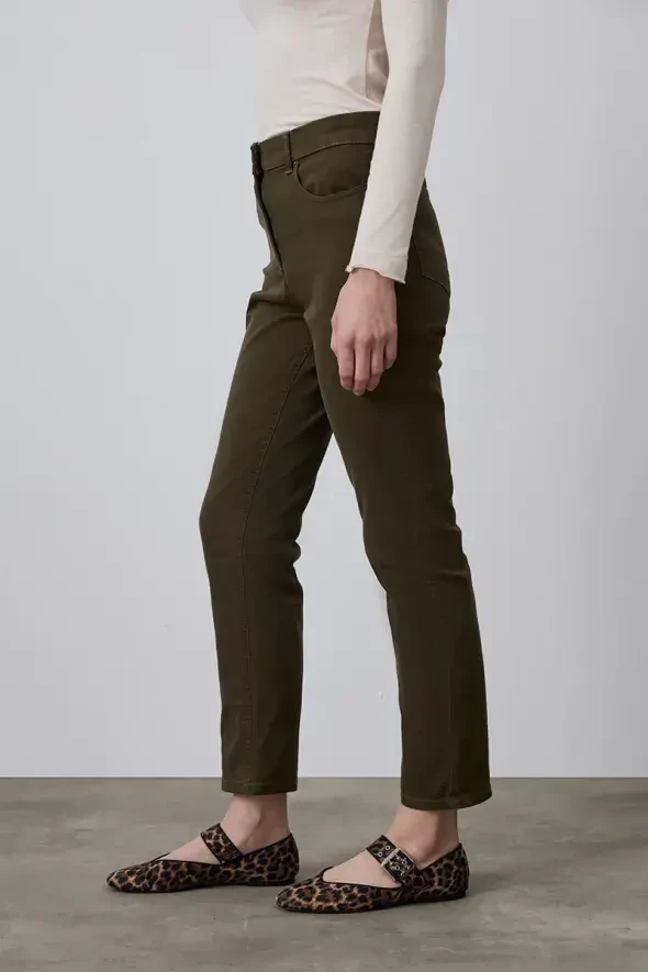 5 Cepli Slim Pantolon - Haki - 3
