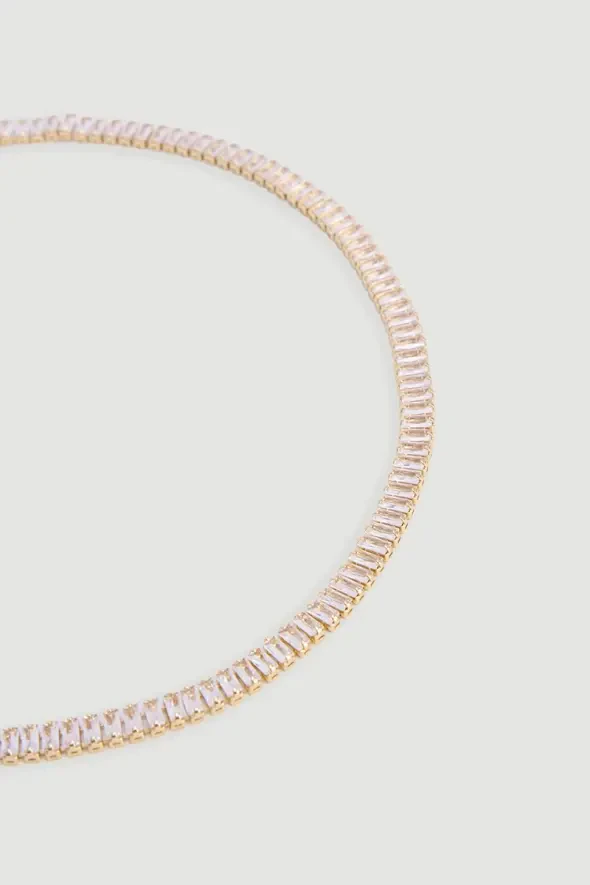 Baget Su Yolu Kolye - Gold - 2