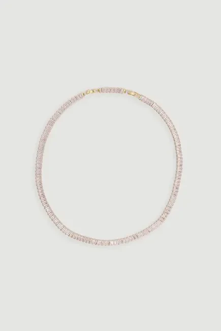Baget Su Yolu Kolye - Gold Gold