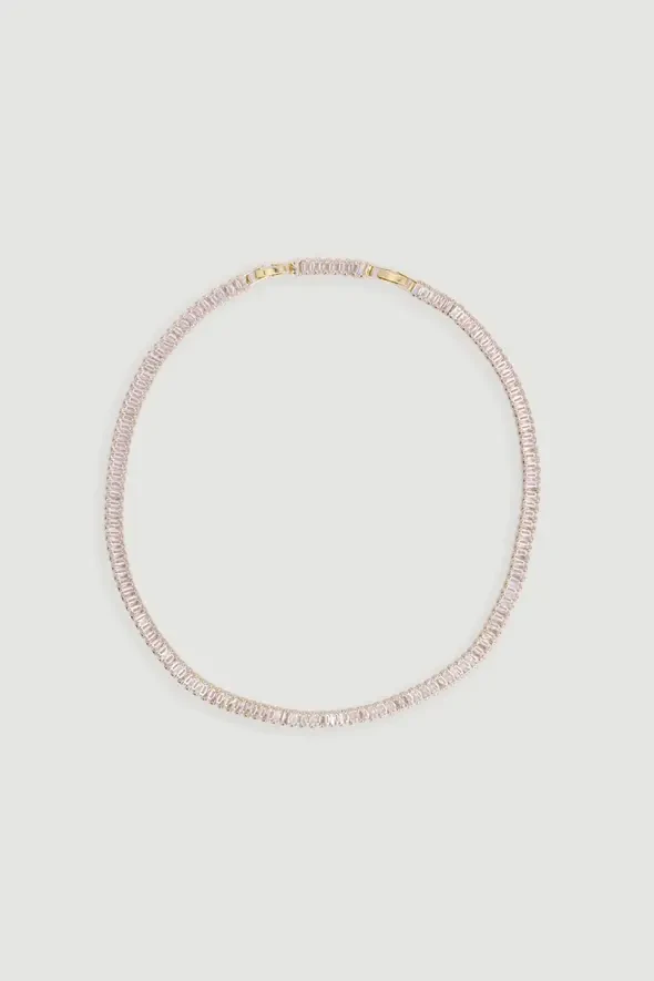 Baget Su Yolu Kolye - Gold - 1