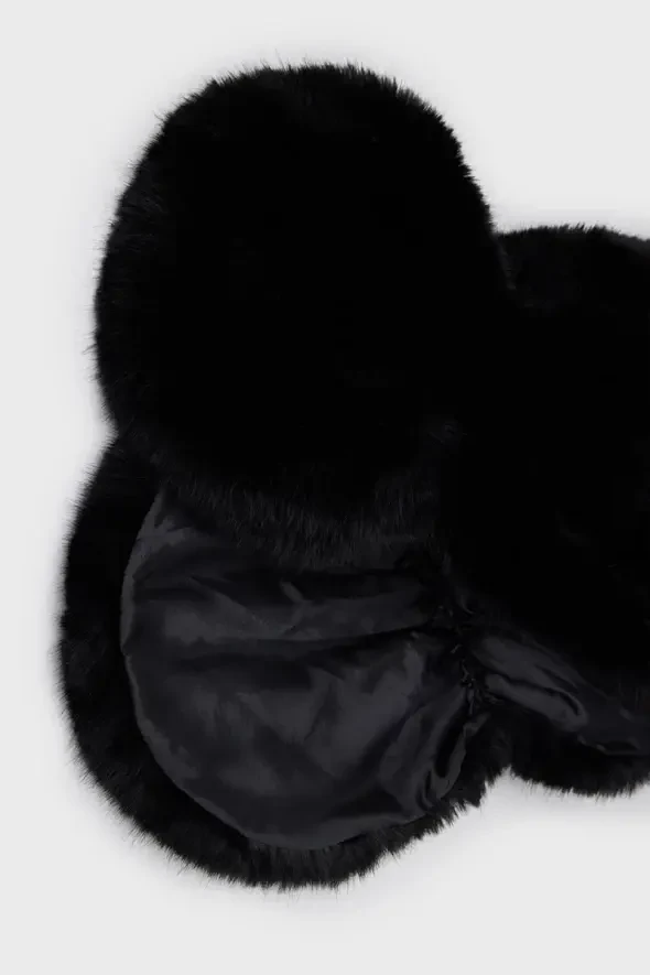 Fur Cap - Black - 3