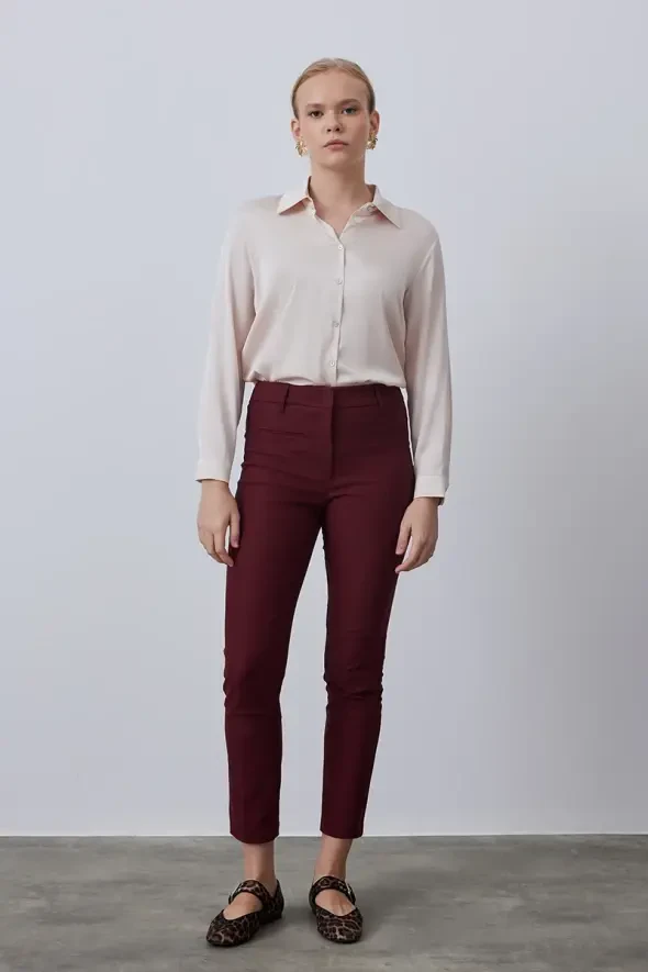 Magic Pants - Burgundy - 1
