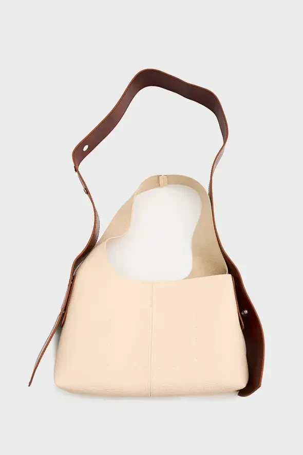 Material Things X Gusto Mini Bag - Ecru - Red Brown - 3