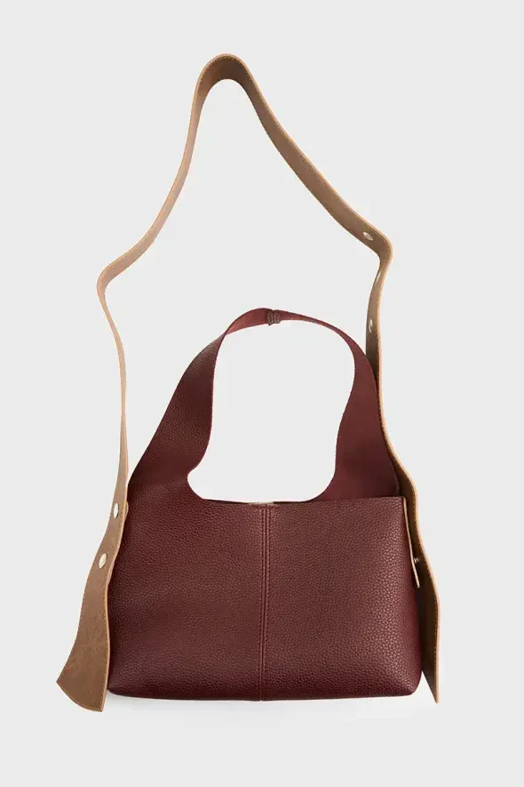 Material Things X Gusto Mini Bag - Red - Tan - 2