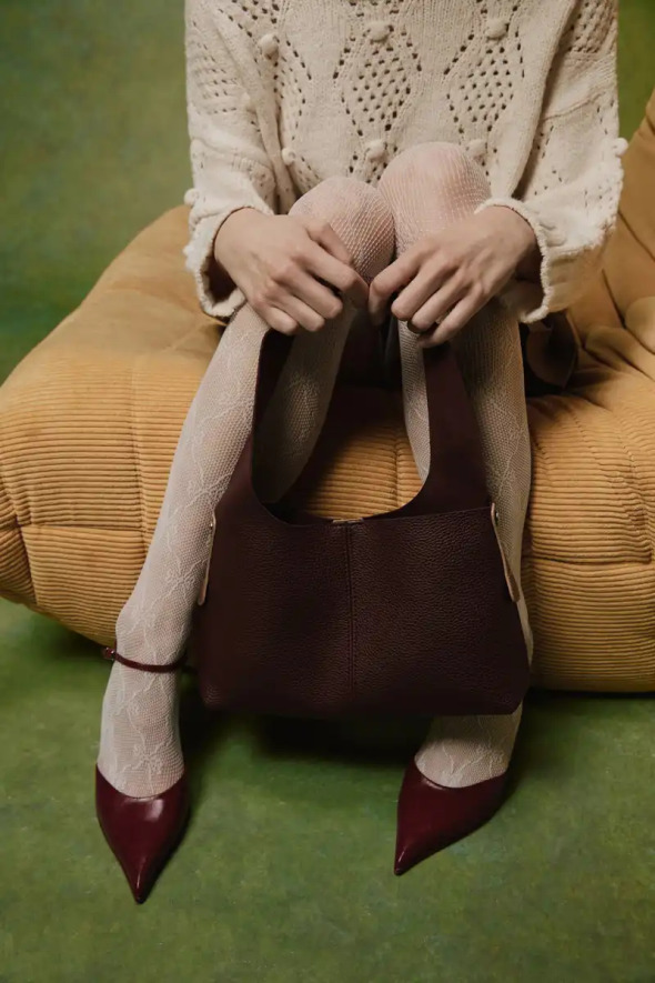 Material Things X Gusto Mini Bag - Red - Tan - 3