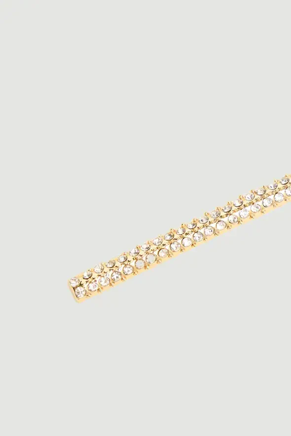 Su Yolu Abiye Küpe - Gold - 2